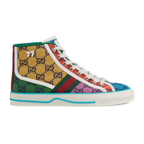 tennis 1977 platform sneaker gucci|Gucci 1977 high top.